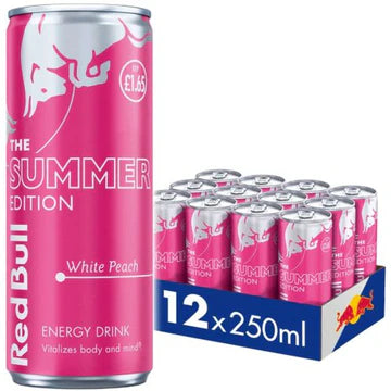 Red Bull Summer edition (White Peach) 12 x 25 cl