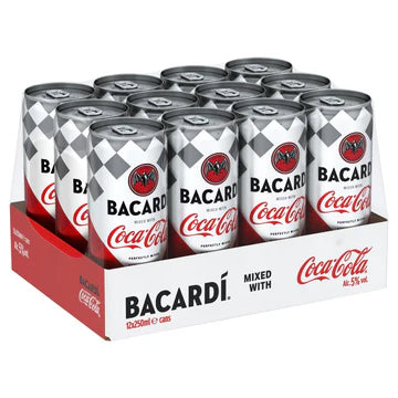 Bacardi Coca-Cola 12 x 25 cl