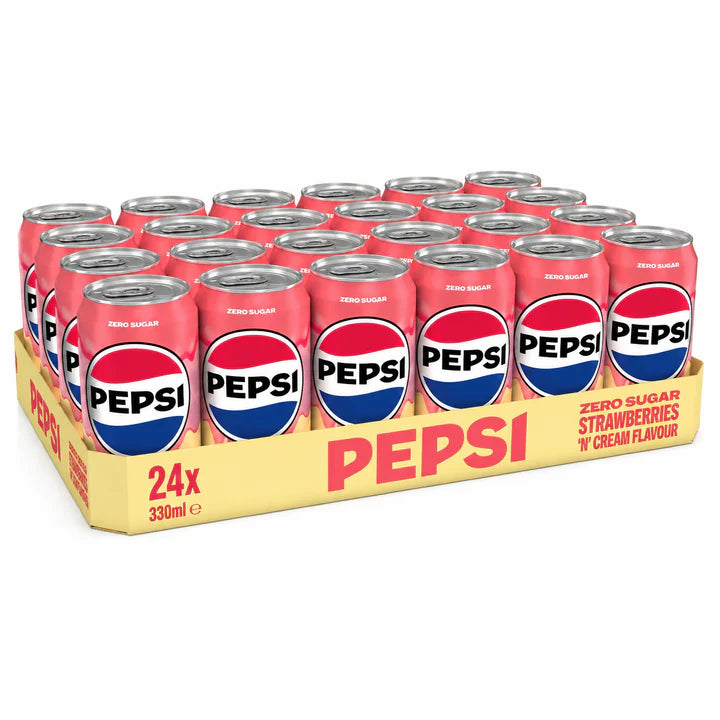 Pepsi Zero Strawberry & Cream